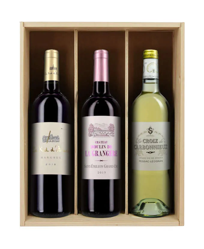 Coffret Bordeaux en Trois Nuances