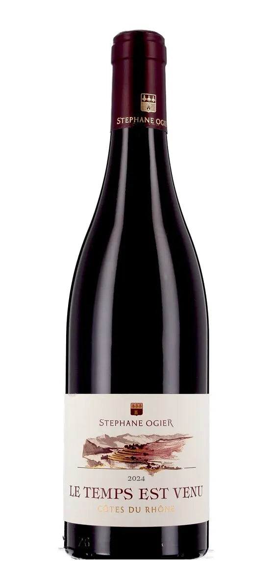Stéphane Ogier - Le Temps est Venu - AOP Côtes-du-Rhône - Rouge- 2025