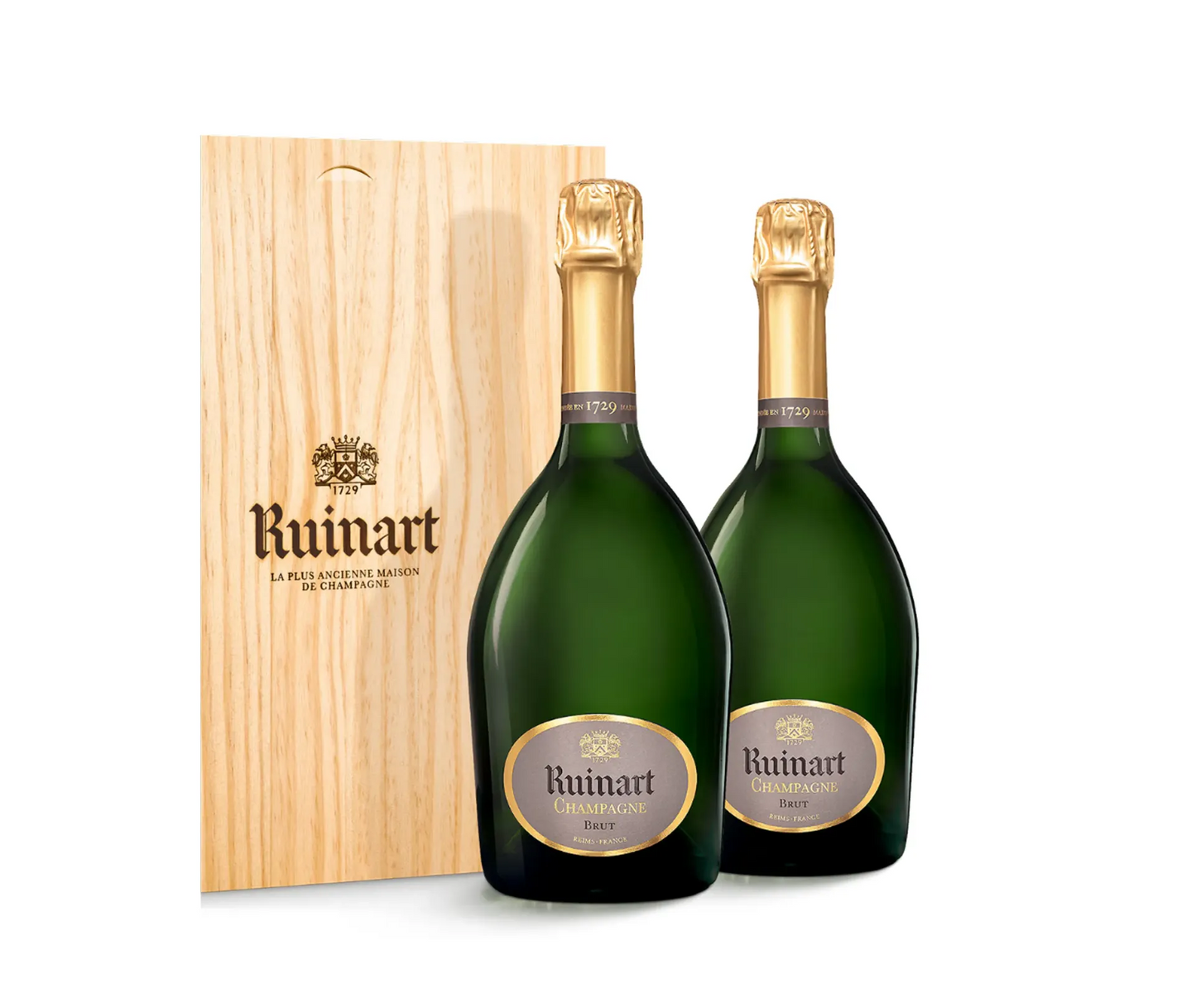 Champagne Ruinart - Coffret duo R - AOP Champagne - Blanc