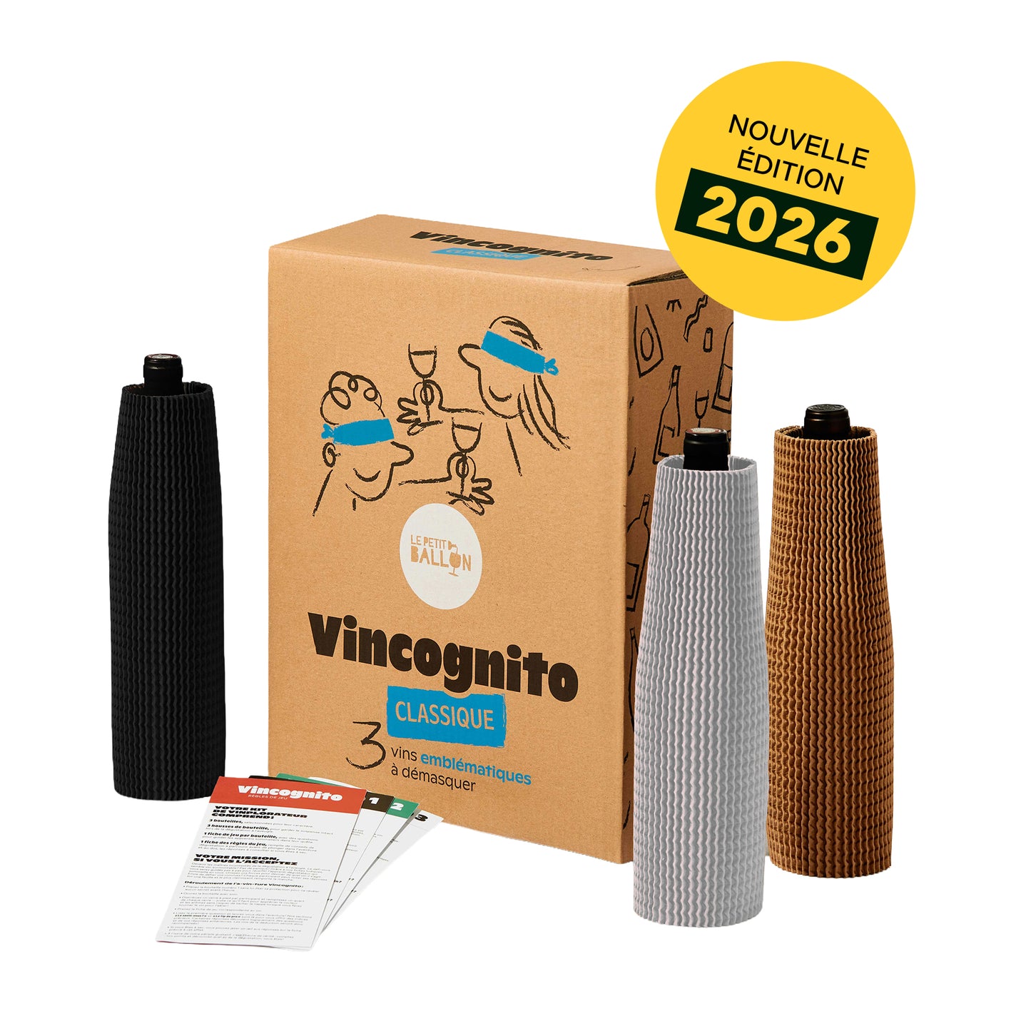 Vincognito Klassik Edition 2026 – Blindverkostungs-Set