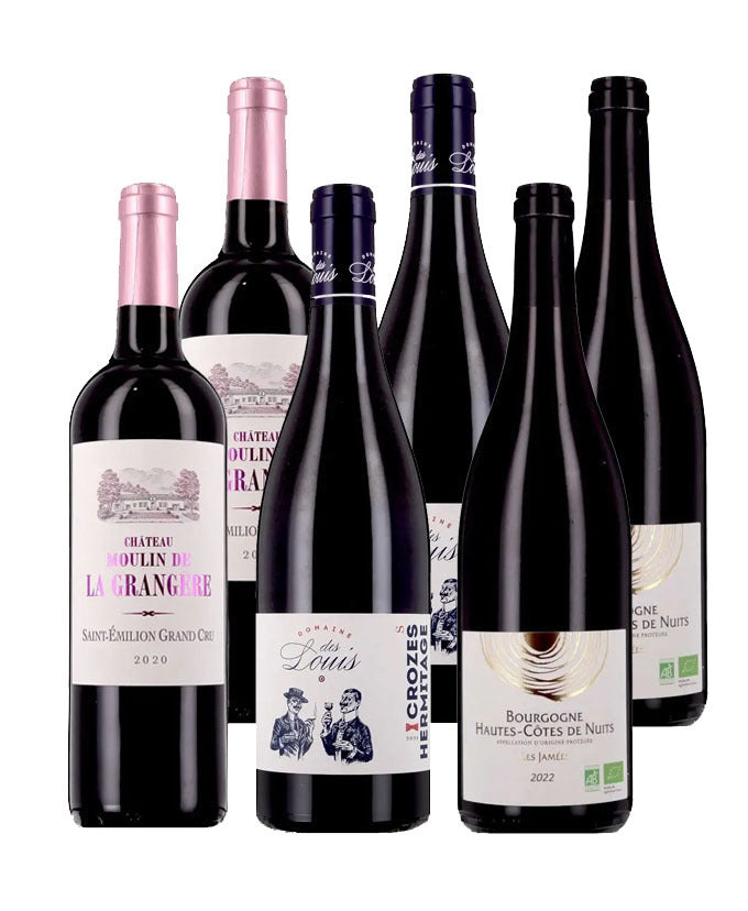 3 rouges pour grands experts - 6 bouteilles