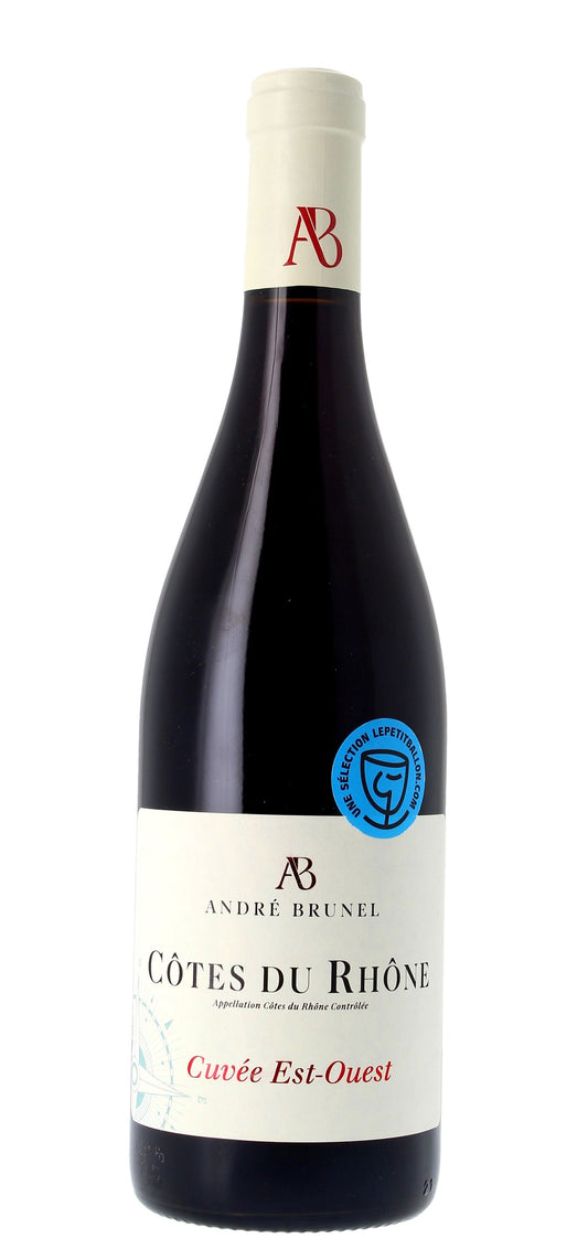 André Brunel - Est-Ouest - AOP Côtes-du-Rhône - Rouge - 2024
