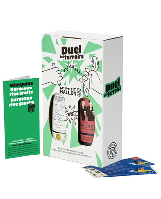 Geschenkset Duell der Terroirs Bordeaux