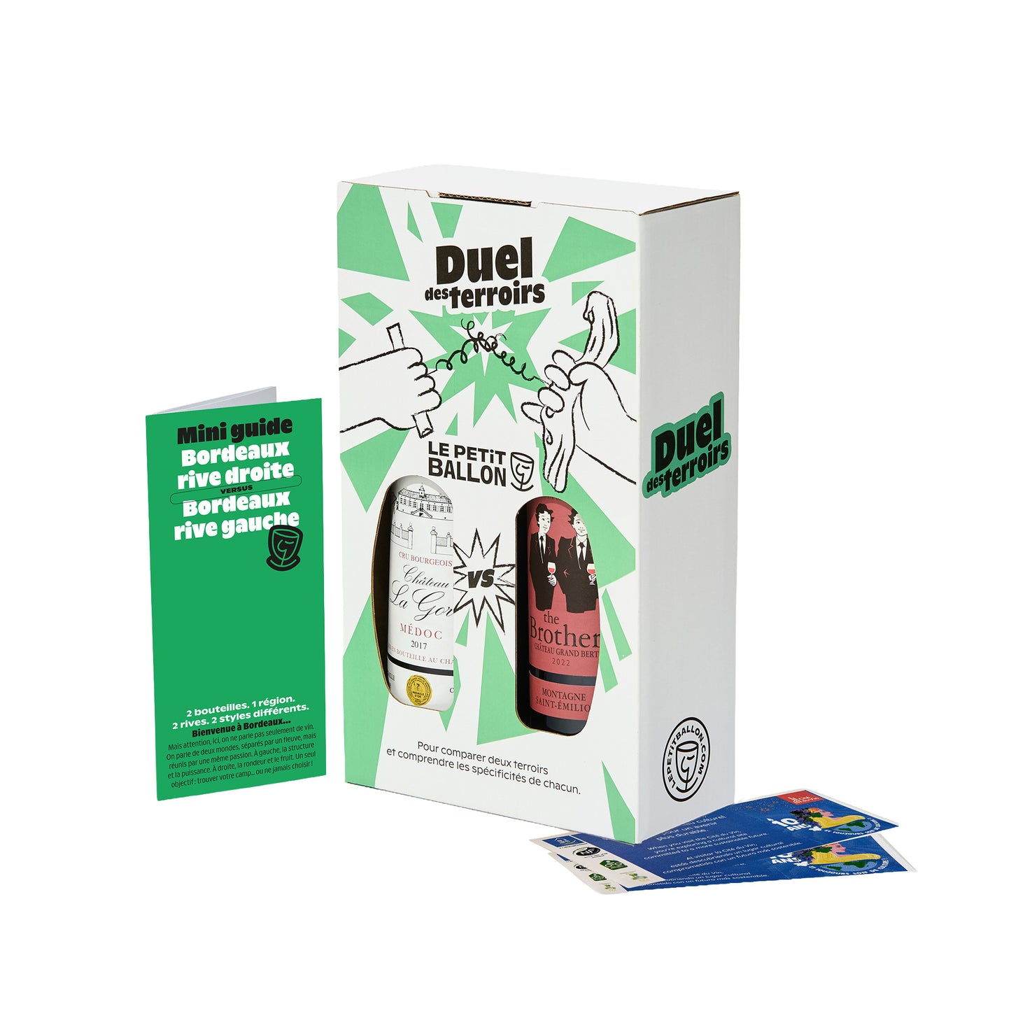 Geschenkset Duell der Terroirs Bordeaux