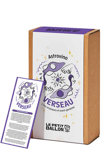 Geschenkset Astro - Sternzeichen Wassermann - 2 Flaschen